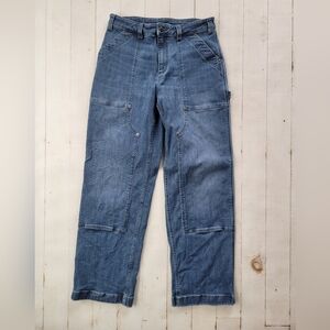 Duluth Trading Women's Double Flex Denim Size 12 R Straight Leg Double Knee